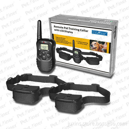 LCD 100 Level 300M Remote Control Electric Shock Pet Dog Training Collar